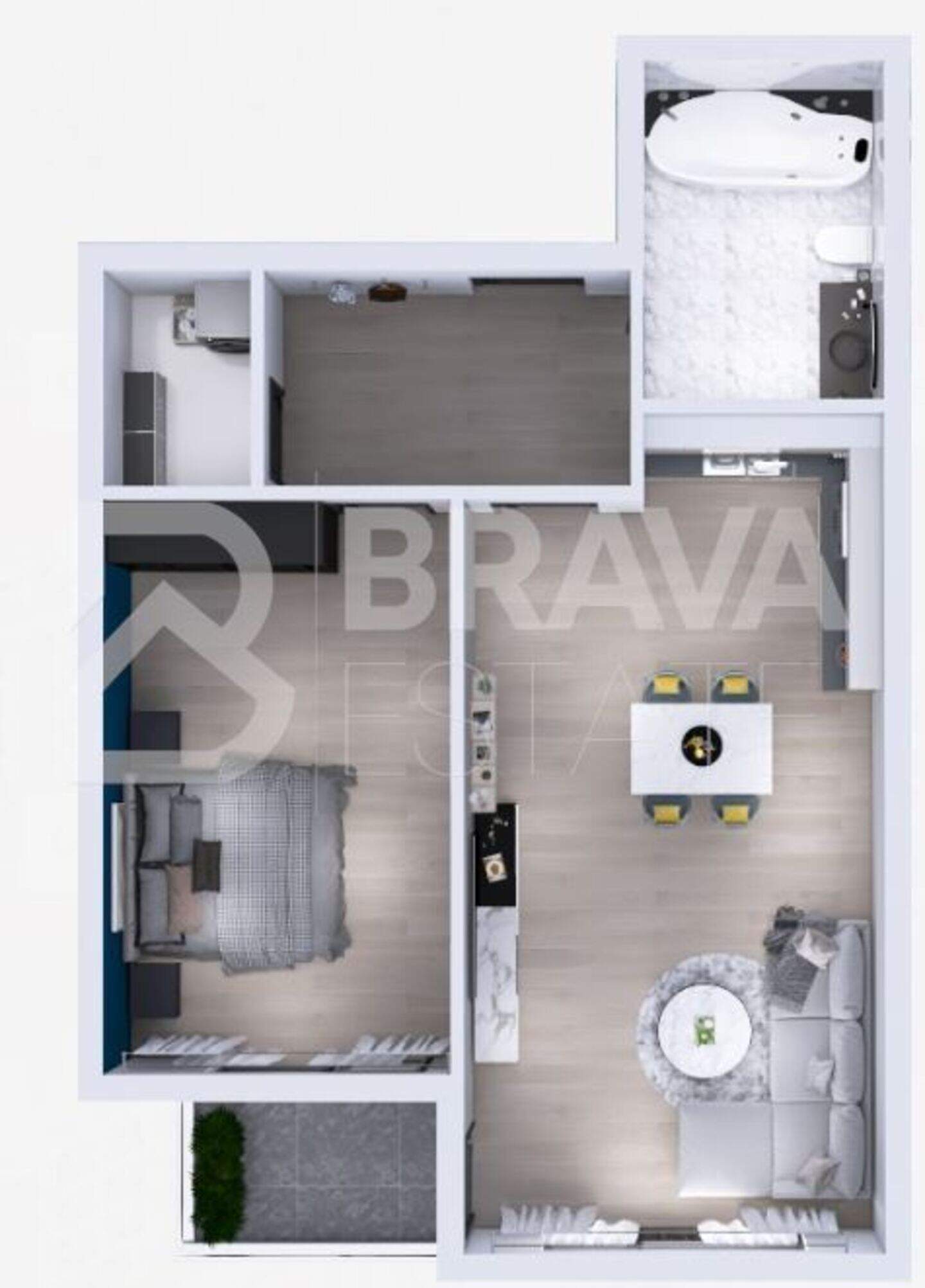 Zweizimmer Wohnung in Ostromila, Plovdiv – Foto 2