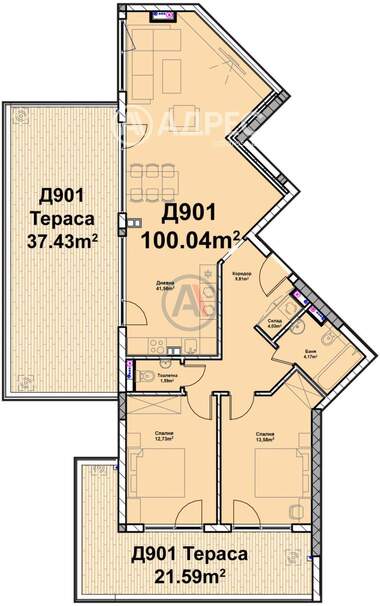 For sale - Apartment in Poligona,  Sofia