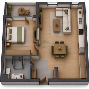 For sale - Apartment in Promishlena zona,  Pazardjik