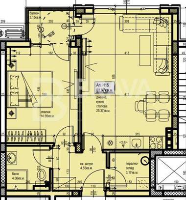 Verkauf - Wohnung in Ostromila,  Plowdiw