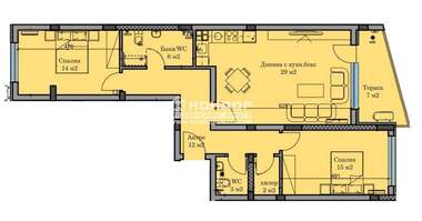For sale - Apartment in Hristo Smirnenski,  Plovdiv