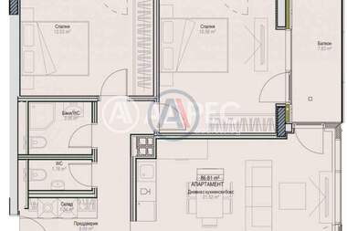 Vânzare - Apartament în Oboriștie,  Sofia