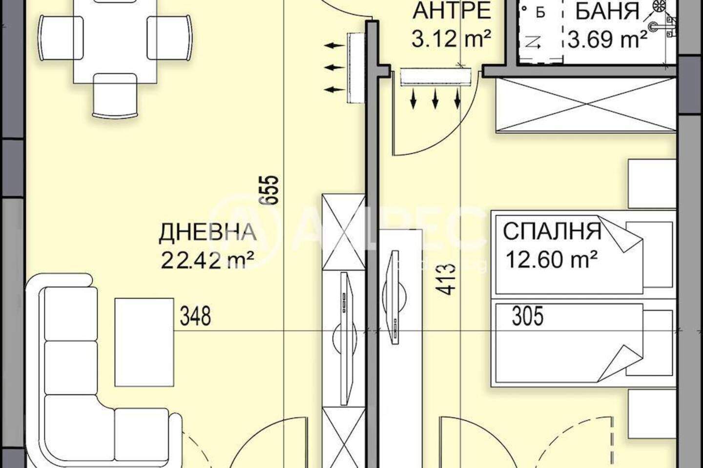 Δίδωμο Διαμέρισμα σε Γαγαριν, Πλοβδιβ – φωτογραφία 3