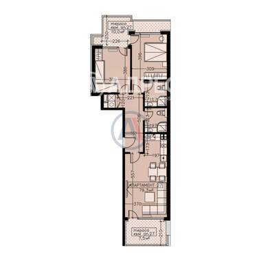 Satış - Apartman olarak Manastirski livadi-Iztok,  Sofia