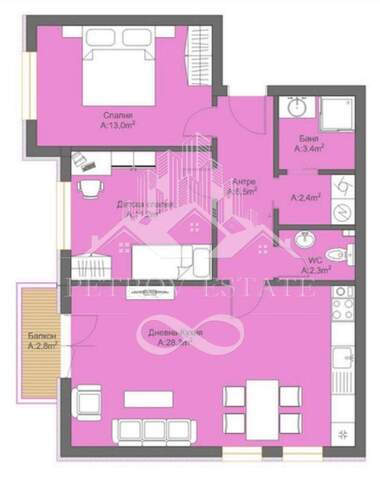 Satış - Apartman olarak Velingrad,  Pazarcik