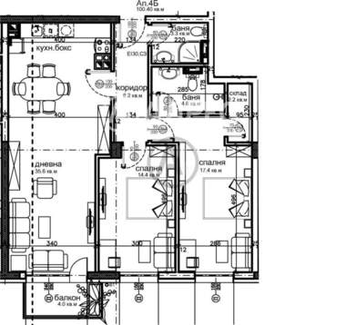 Satış - Apartman olarak Krasna poliana-2,  Sofia