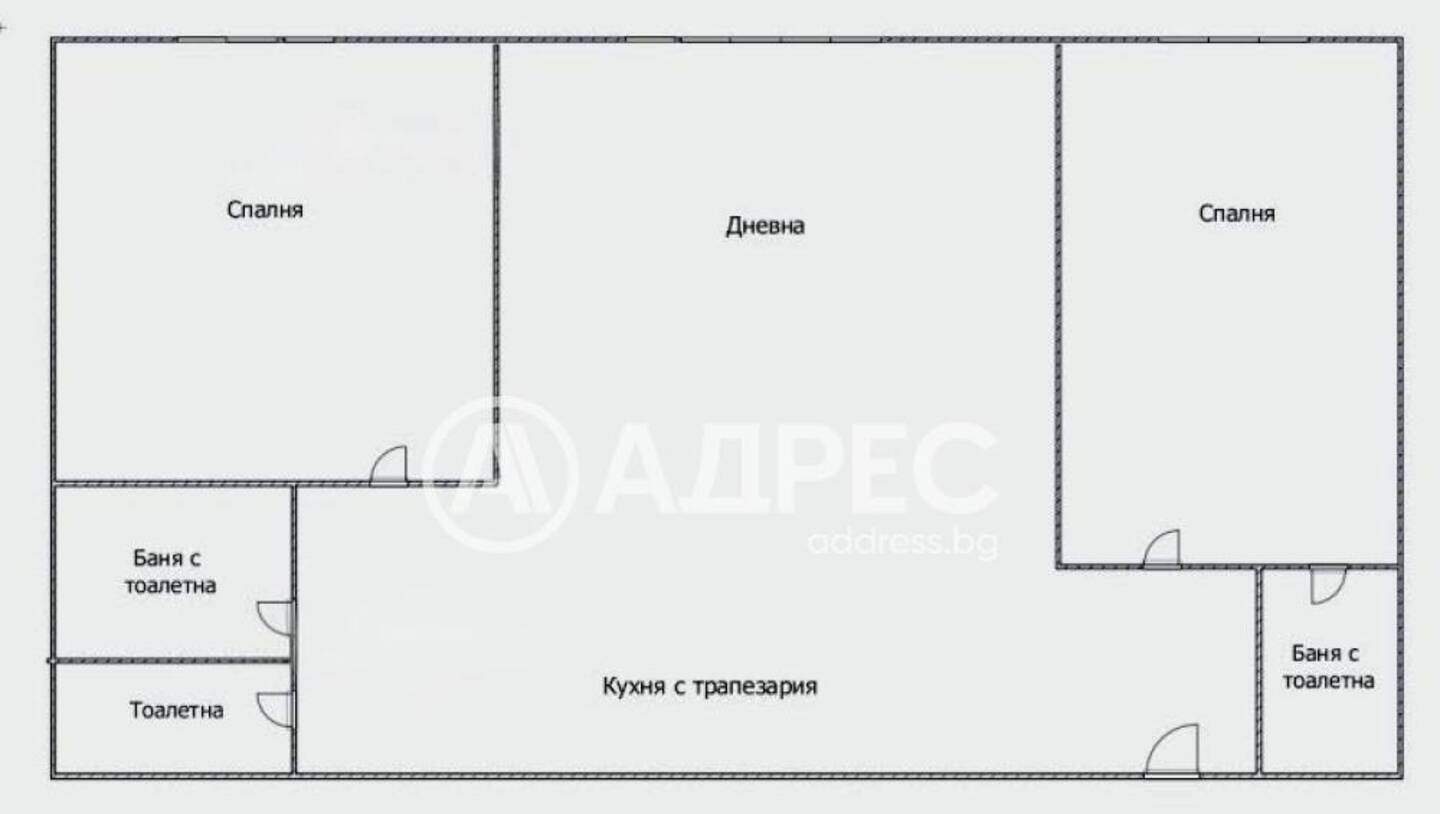 Трехкомнатная Квартира в Център, София – фото 4
