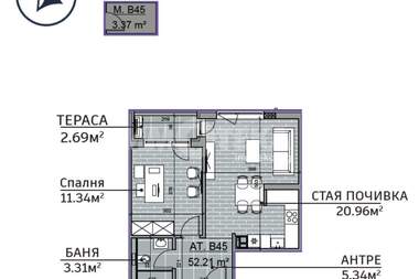 For sale - Apartment in Vazrazhdane 2,  Varna