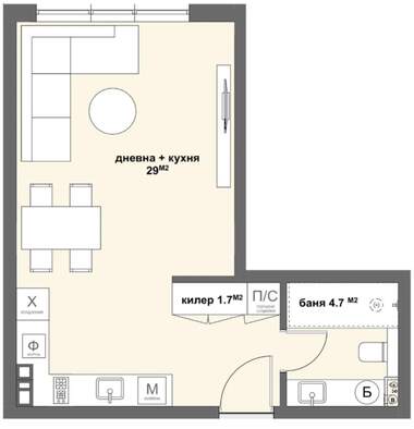 Verkauf - Wohnung in Center,  Stara Zagora