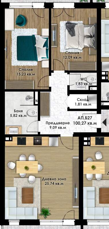Verkauf - Wohnung in Komatewsko schose,  Plowdiw
