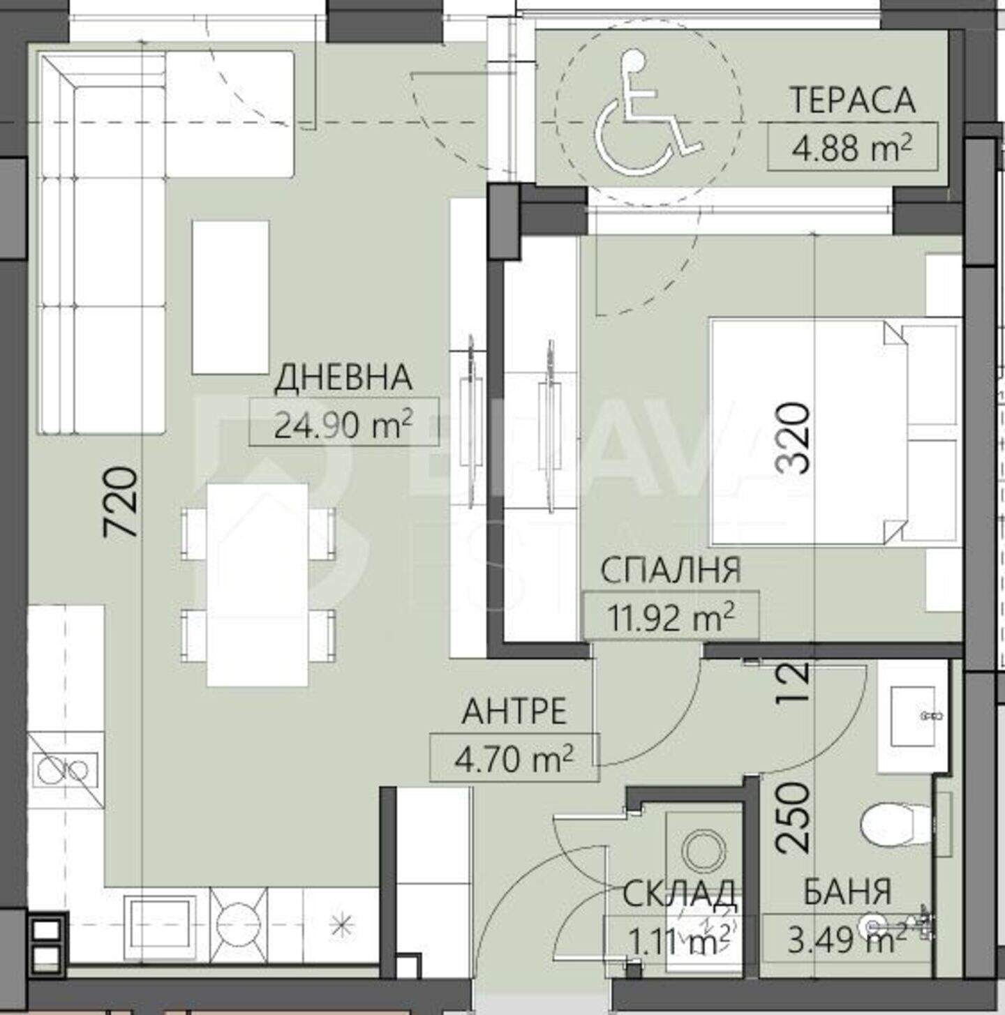 Zweizimmer Wohnung in Mladezhki halm, Plovdiv – Foto 2
