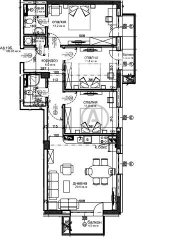 For sale - Apartment in Krasna poliana-2,  Sofia