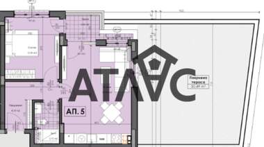 Satış - Apartman olarak Gagarin,  Plovdiv