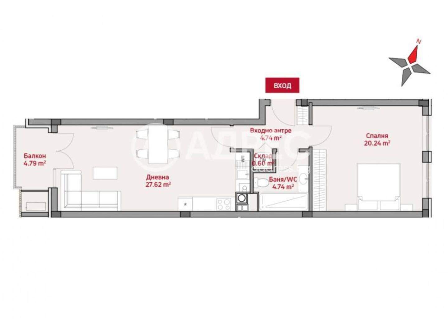1 bedroom Apartment in Manastirski livadi-Iztok, Sofia – photo 4