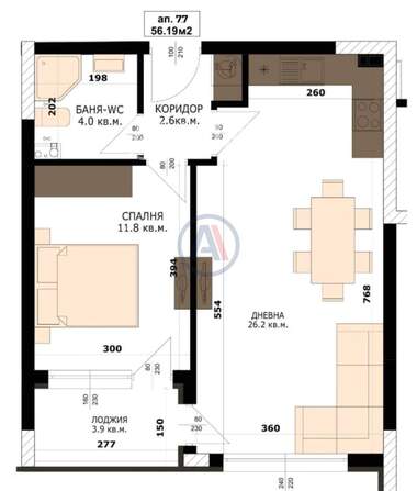 Vânzare - Apartament în Kaîsieva gradina,  Varna