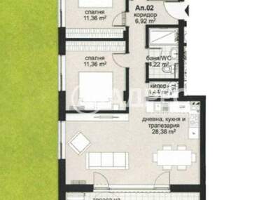 Satış - Apartman olarak Vinica,  Varna