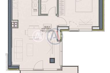Vânzare - Apartament în Oboriștie,  Sofia