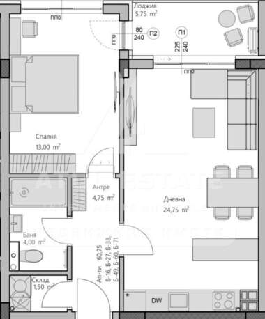 For sale - Apartment in Hristo Smirnenski,  Plovdiv
