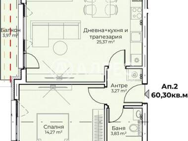 For sale - Apartment in Simeonovo,  Sofia