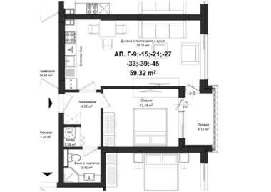 Verkauf - Wohnung in Gagarin,  Plowdiw
