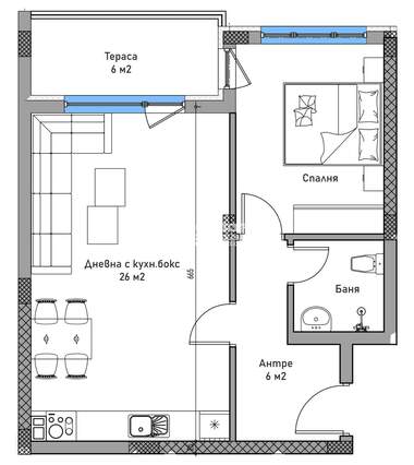 Verkauf - Wohnung in Wastanitscheski,  Plowdiw