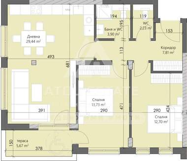 Vânzare - Apartament în Kărșiaka,  Plovdiv