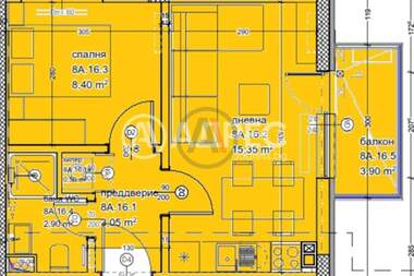 Vânzare - Apartament în Kaîsieva gradina,  Varna