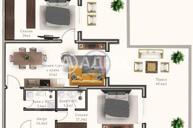 For sale - Apartment in k.k. Chayka,  Varna