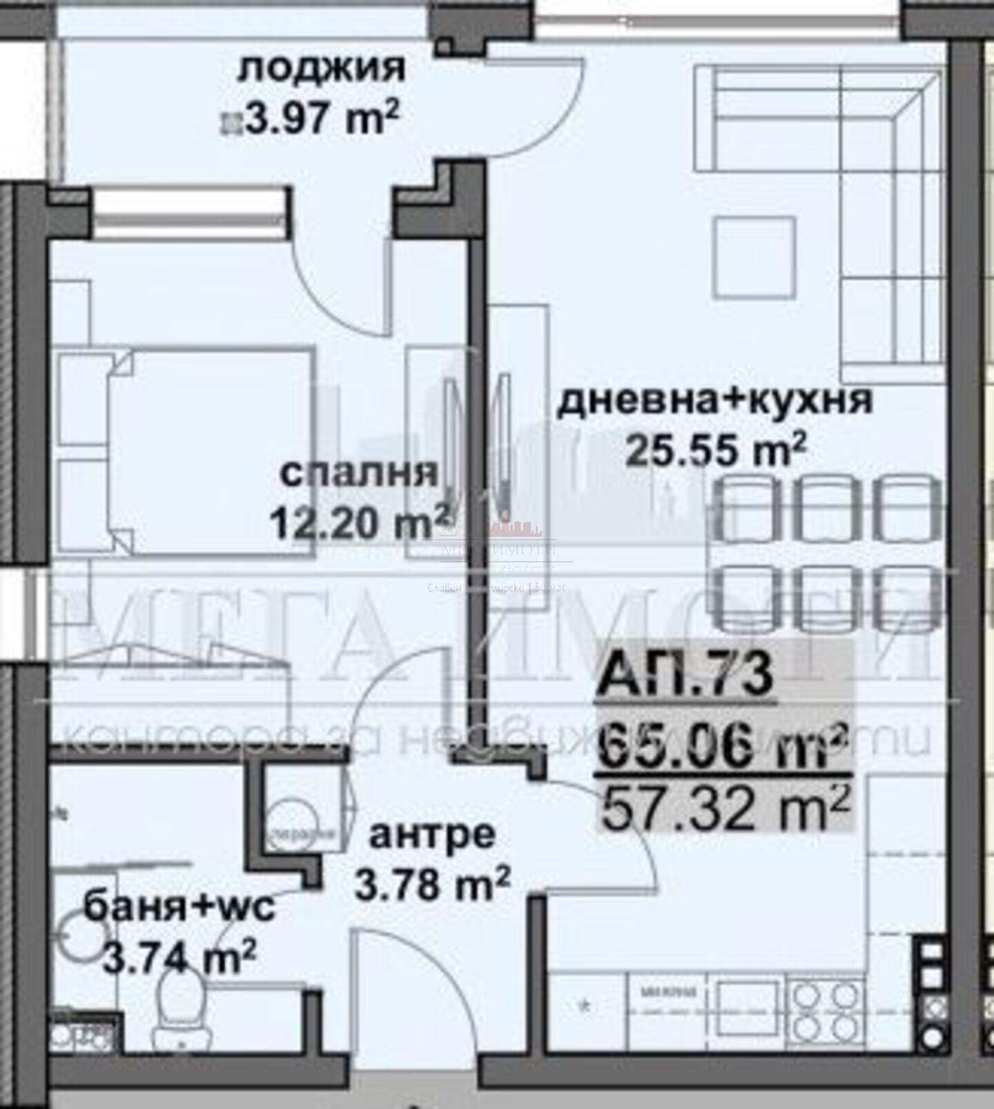 İki odalı Apartman olarak Madika, Burgas – fotoğraf 2