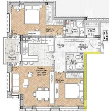 For sale - Apartment in Liulin-8,  Sofia