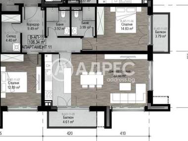 Vânzare - Apartament în Boiana,  Sofia