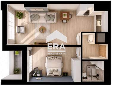 Satış - Apartman olarak Drujba-1,  Sofia