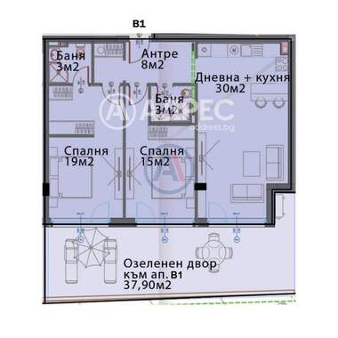 Vânzare - Apartament în SPZ Moderno Predgradie,  Sofia