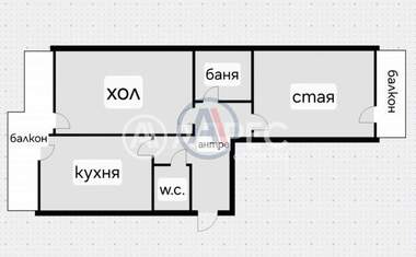 Πώληση - Διαμέρισμα σε Център,  София