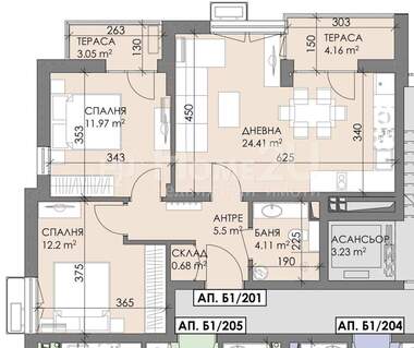 Satış - Apartman olarak Meden Rudnik,  Burgas
