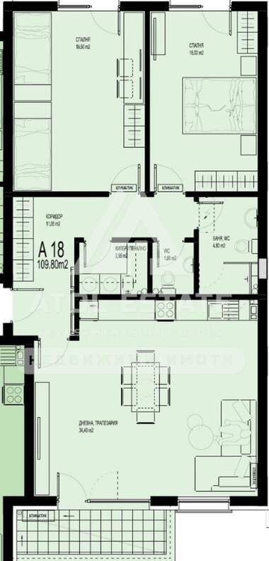 Verkauf - Wohnung in Hristo Smirnenski,  Plowdiw
