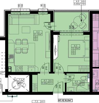 Продажа - Квартира в Широк център,  Благоевград