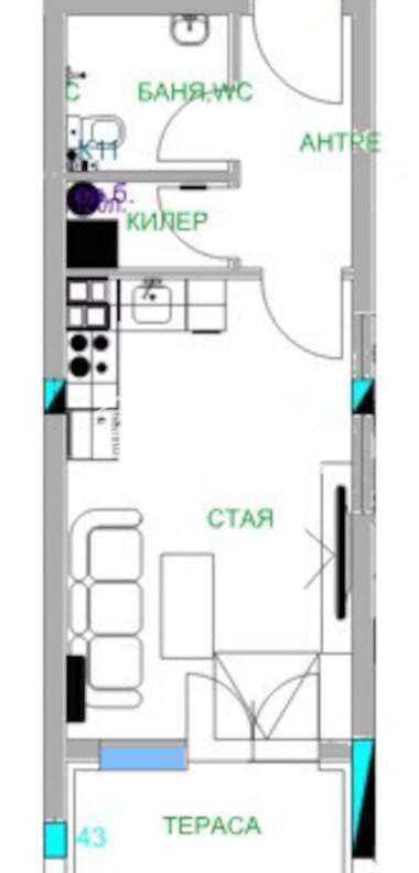 Satış - Apartman olarak Mladejki halm,  Plovdiv
