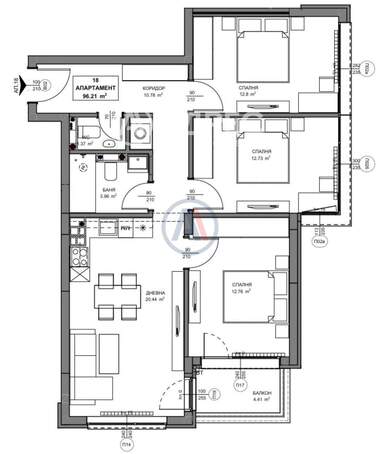 Satış - Apartman olarak Obelia 2,  Sofia