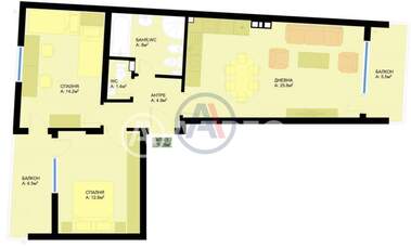 Vânzare - Apartament în Troșevo,  Varna