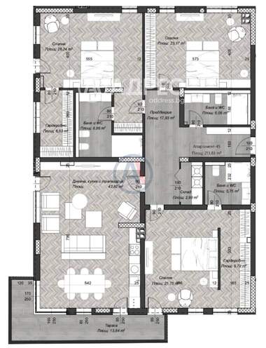 Verkauf - Wohnung in Center,  Sovia