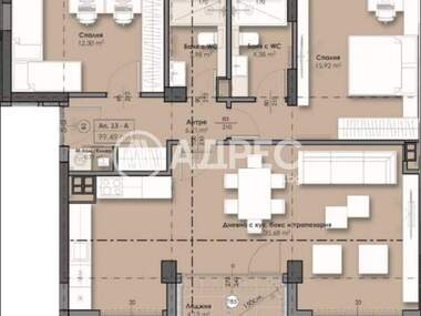 For sale - Apartment in Vrabnica-2,  Sofia