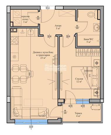 Vânzare - Apartament în Văstaniceeski,  Plovdiv