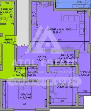 Vânzare - Apartament în Iujen,  Plovdiv