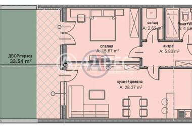 Satış - Apartman olarak Malinova Dolina,  Sofia