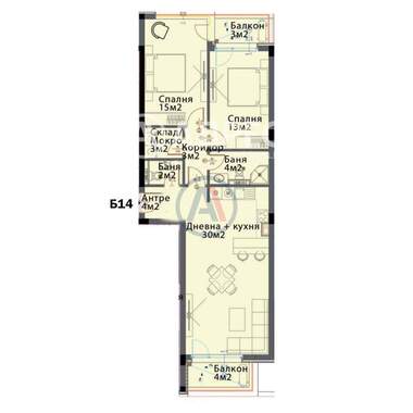 Vânzare - Apartament în SPZ Moderno Predgradie,  Sofia