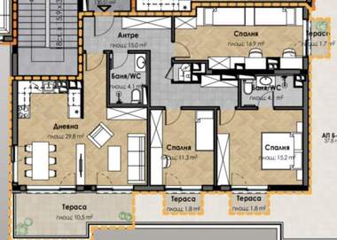 Satış - Apartman olarak Malinova Dolina,  Sofia