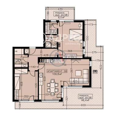 Verkauf - Wohnung in Manastirski liwadi-Iztok,  Sovia