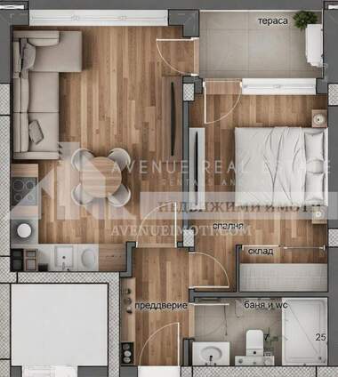 Vânzare - Apartament în Trakia,  Plovdiv