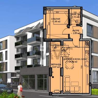 For sale - Apartment in Komatevo,  Plovdiv